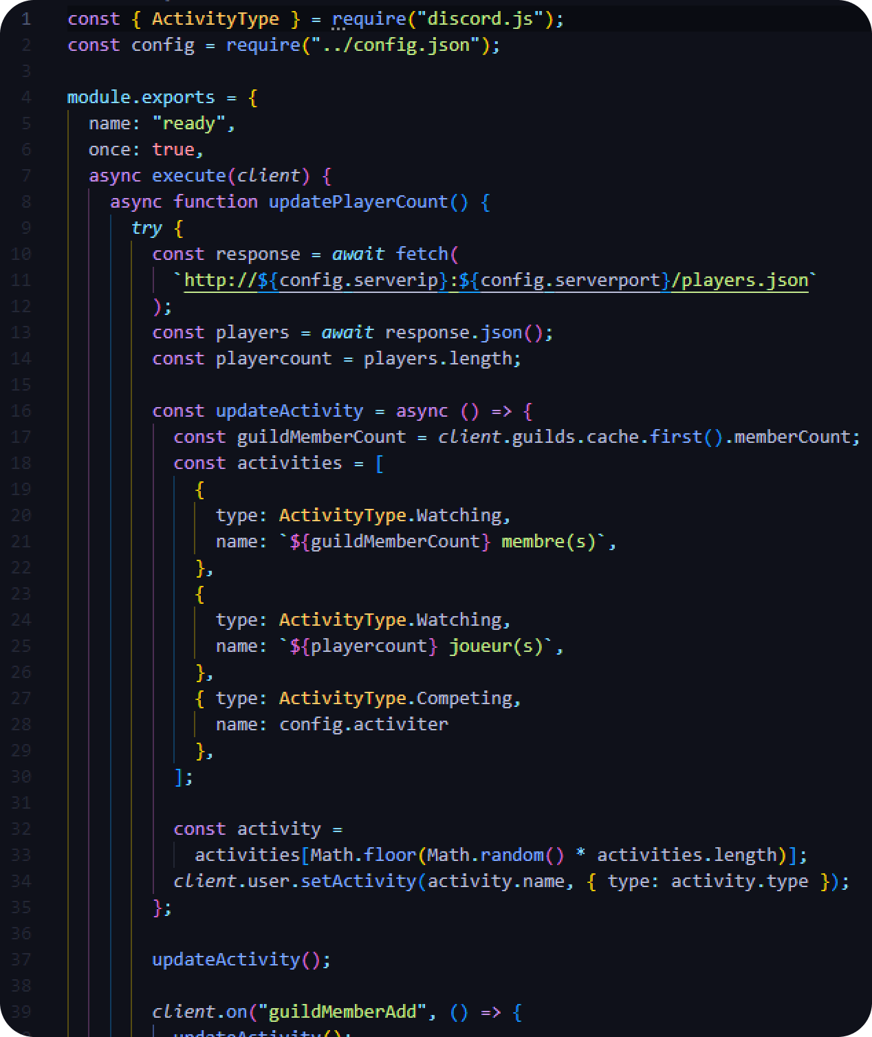code